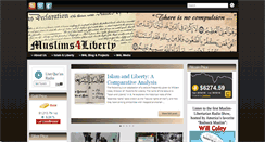 Desktop Screenshot of muslims4liberty.org